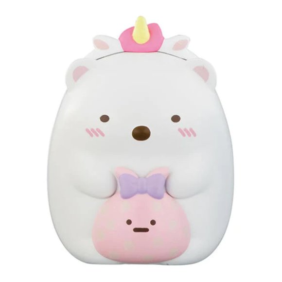 San-X Sumikko Gurashi Tapioca Park Shirokuma & Furoshiki capsule figure - Picture 1 of 3